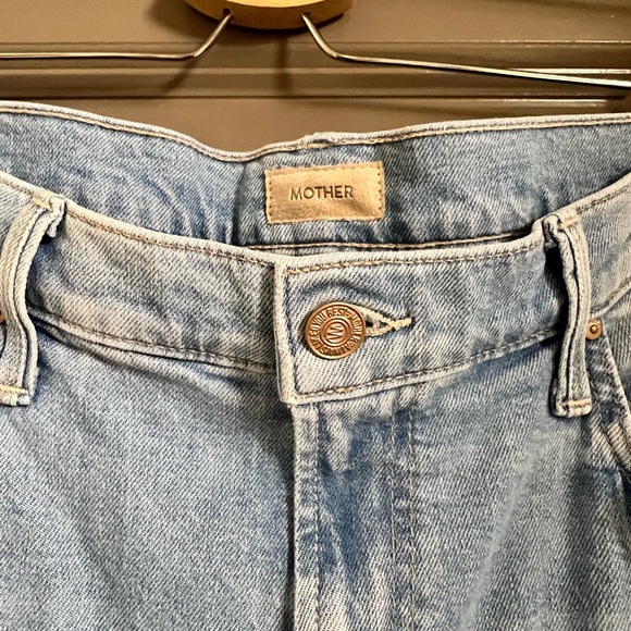 MOTHER Denim Cherie Cherie The Rambler Zip Flood Jeans Size 34 Plus Size - Picture 5 of 8